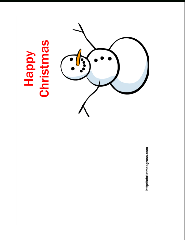 Free Printable Christmas Cards | Free Printable Happy with Printable ...