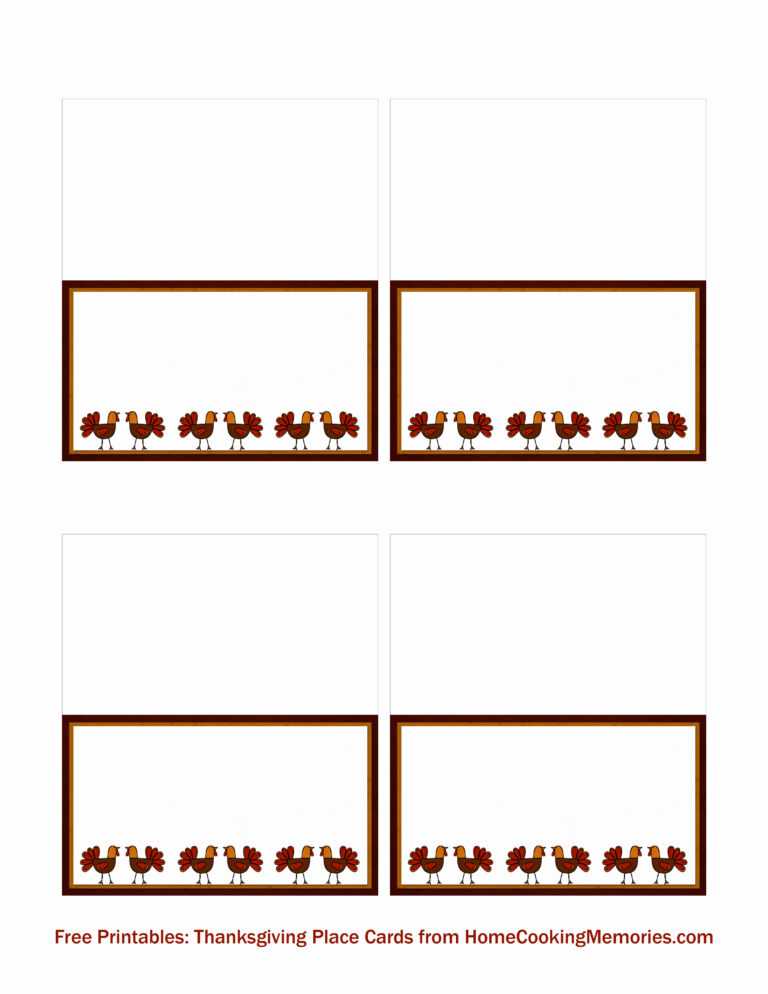 Free Printable Christmas Table Place Cards Template For Free inside ...