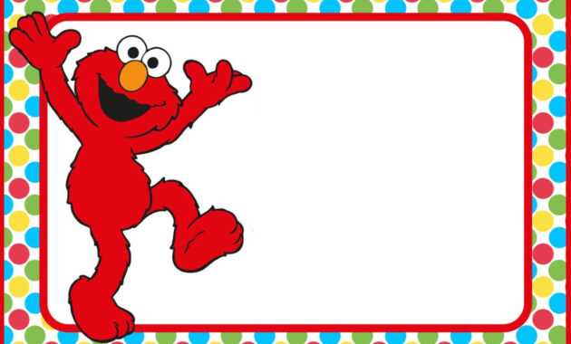 Free Printable Elmo Party Invitation Template | Coolest within Elmo Birthday Card Template