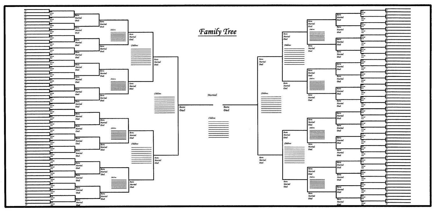 Free Printable Family Tree Template Blank – Google Inside Fill In The Blank Family Tree Template