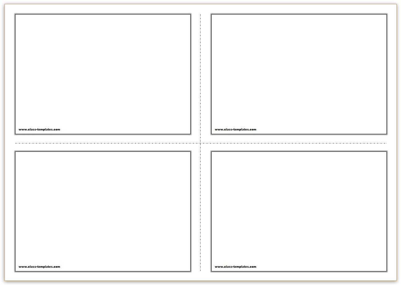 Free Printable Flash Cards Template For Free Printable Flash Cards Template
