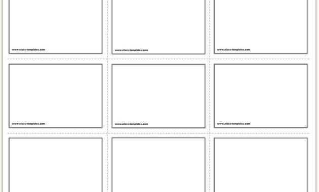 Free Printable Flash Cards Template for Free Printable Flash Cards Template