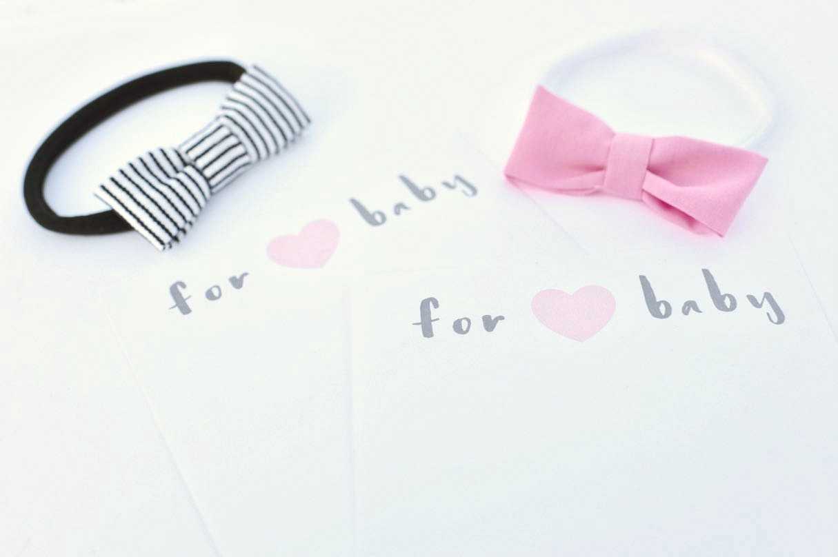 Free Printable Hair Bow Cards For Diy Hair Bows And Pertaining To Headband Card Template