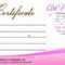 Free Printable Hair Salon Gift Certificate Template | Mult Pertaining To Salon Gift Certificate Template