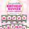 Free Printable Happy Birthday Banner And Alphabet – Six Pertaining To Diy Banner Template Free