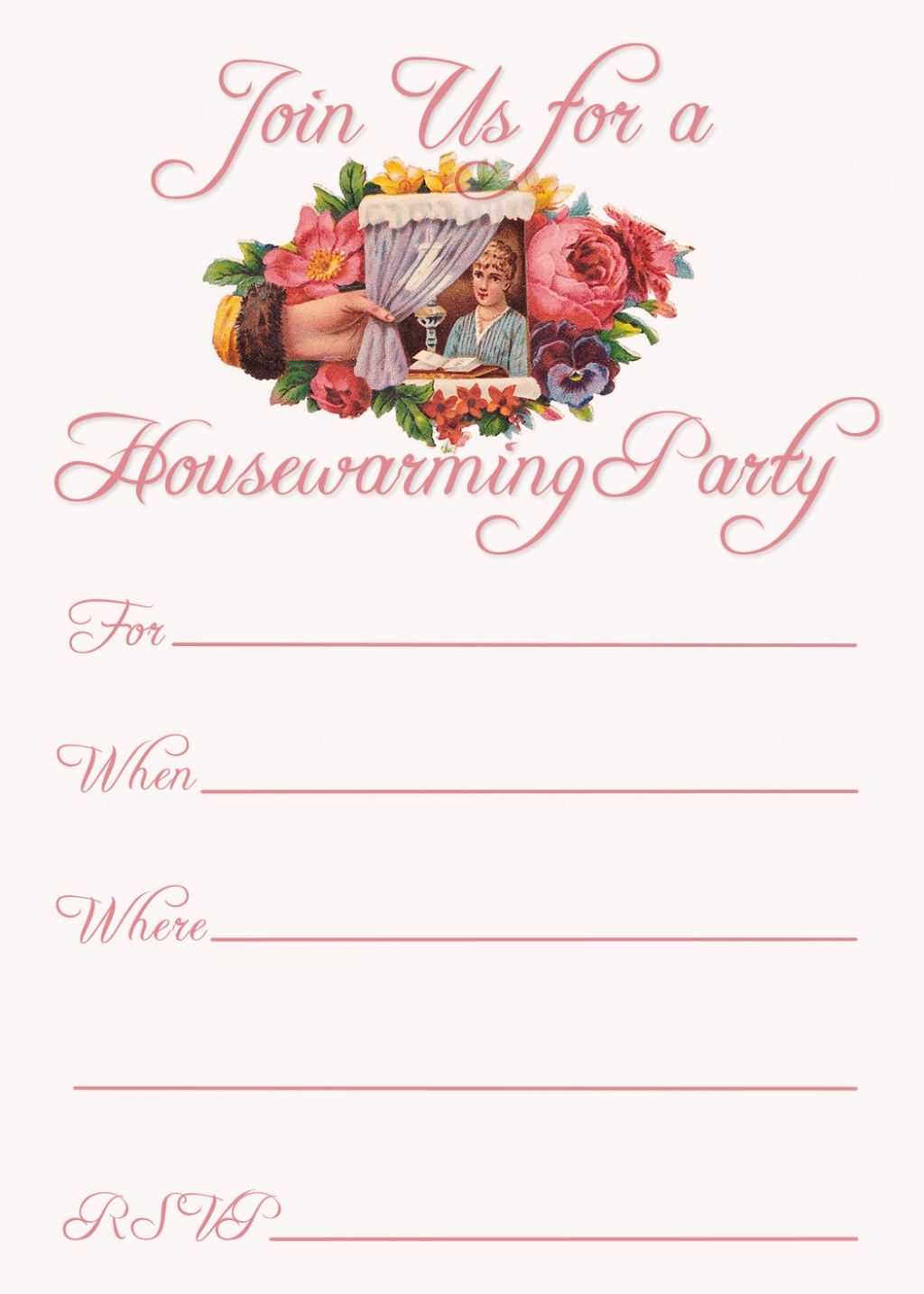 Free Printable Housewarming Party Invitations | Housewarming Pertaining To Free Housewarming Invitation Card Template