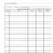 Free Printable Ledger Template | Accounting Templates Intended For Blank Ledger Template