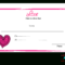 Free Printable Love Certificates in Love Certificate Templates
