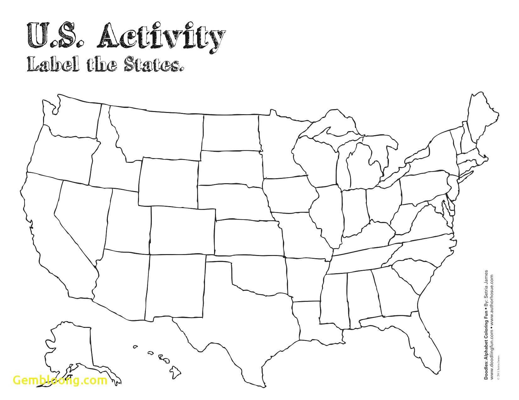 Free Printable Map Of The United States Blank Refrence Us Regarding Blank Template Of The United States
