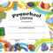 Free Printable Preschool Diplomas | Preschool Classroom With Free Printable Graduation Certificate Templates