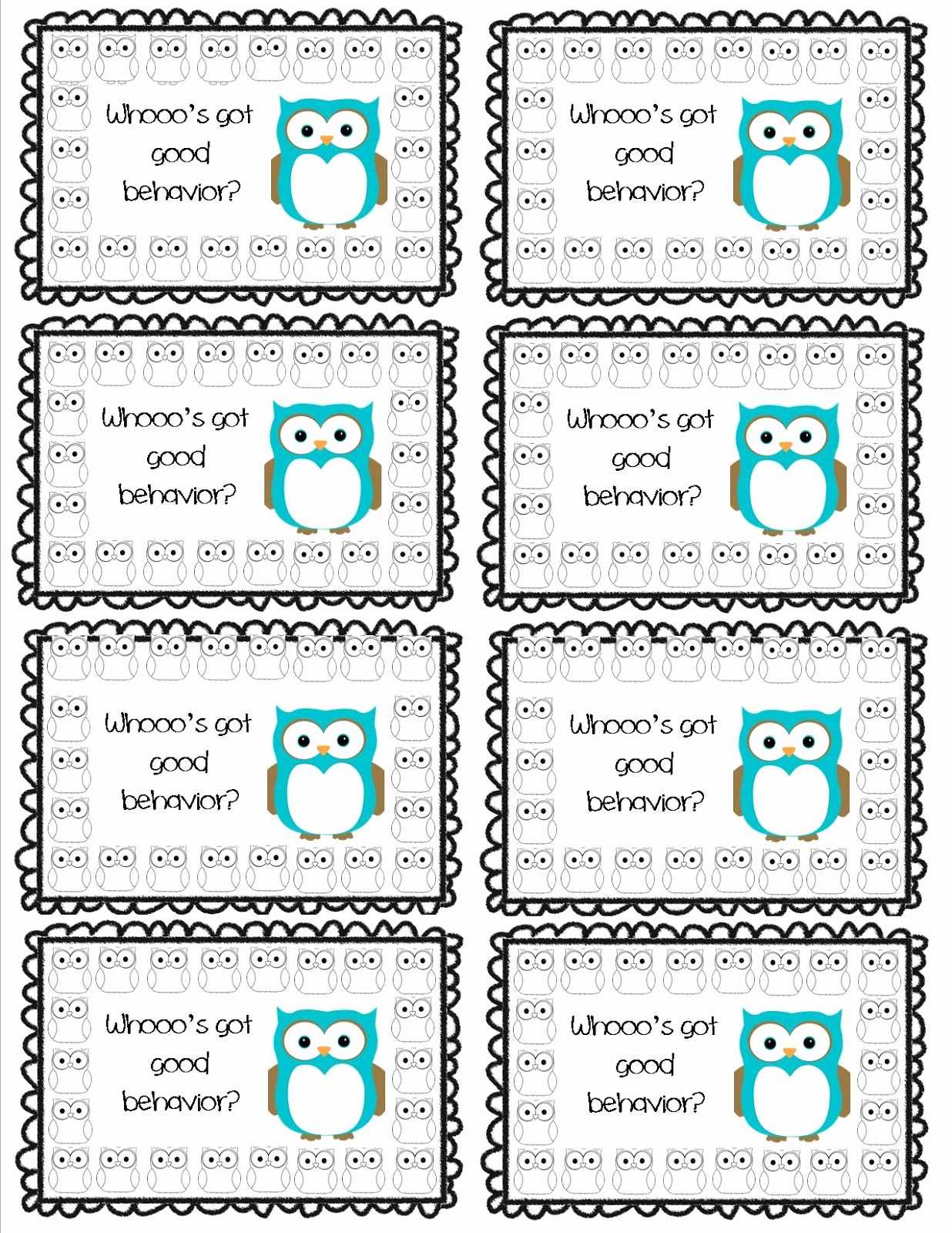 Free Printable Punch Card Template And Whooo S Got Good Inside Reward Punch Card Template