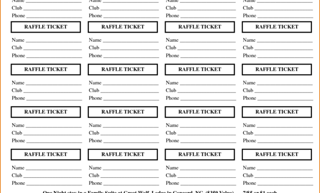 Free-Printable-Raffle-Ticket-Template-2 8+ Free Printable with regard to Free Raffle Ticket Template For Word