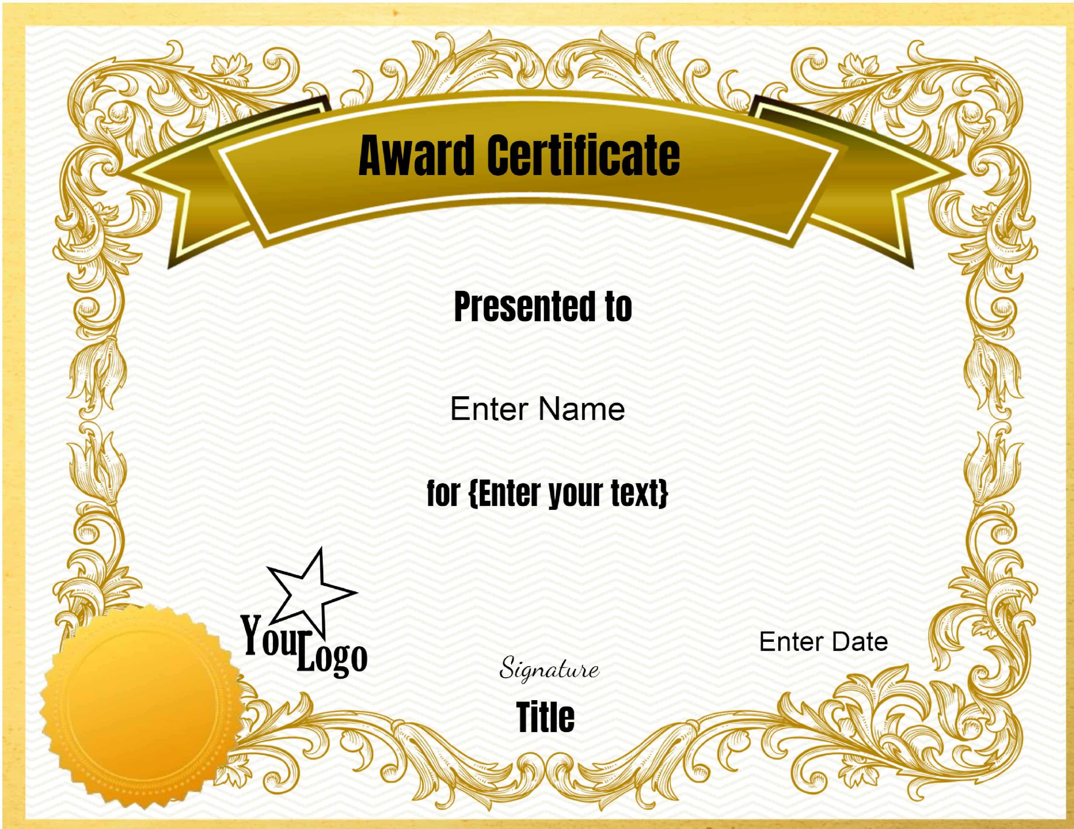 Free Printable Soccer Certificate Templates Award Pertaining To Update Certificates That Use Certificate Templates