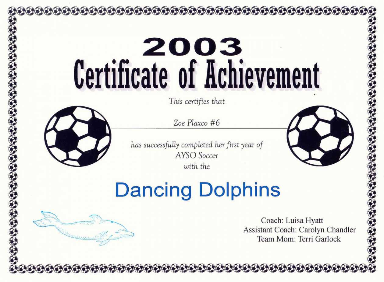 Free Printable Soccer Certificate Templates Editable Kiddo Inside Soccer Certificate Template