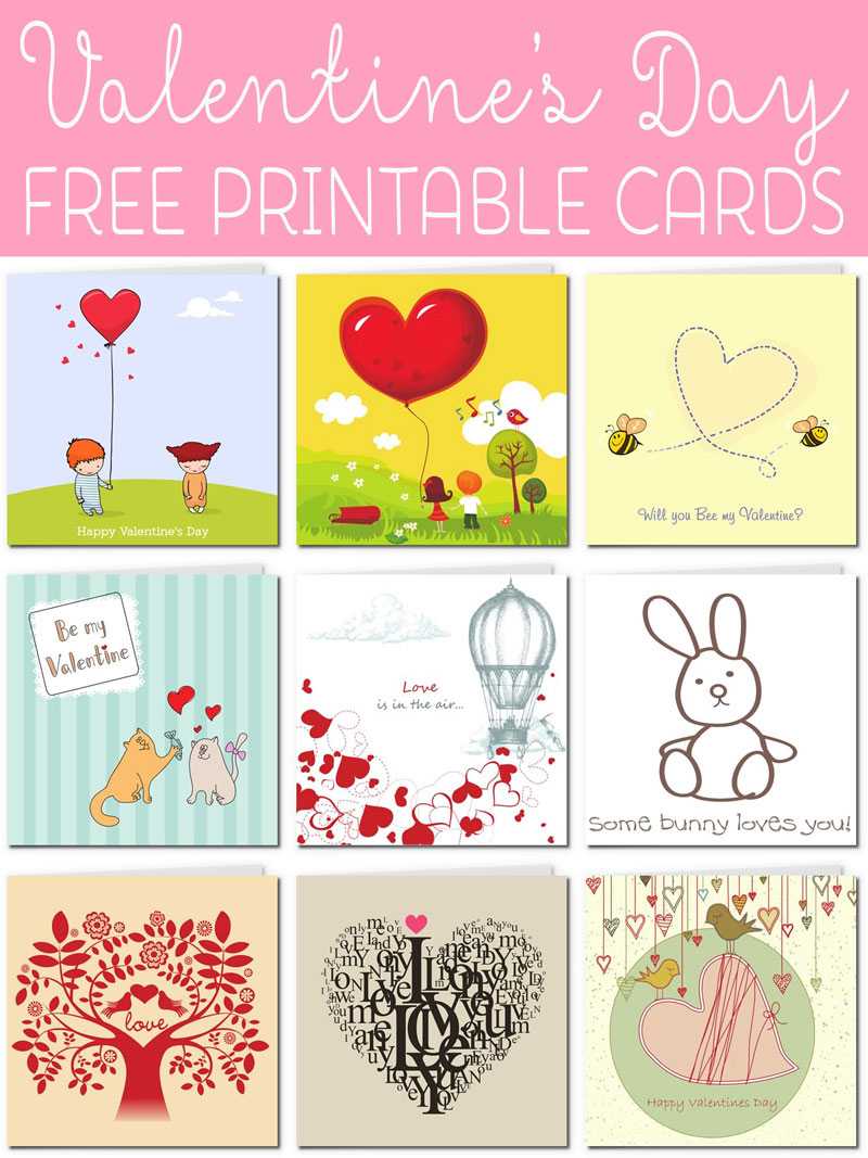 Free Printable Valentine Cards Within Valentine Card Template For Kids