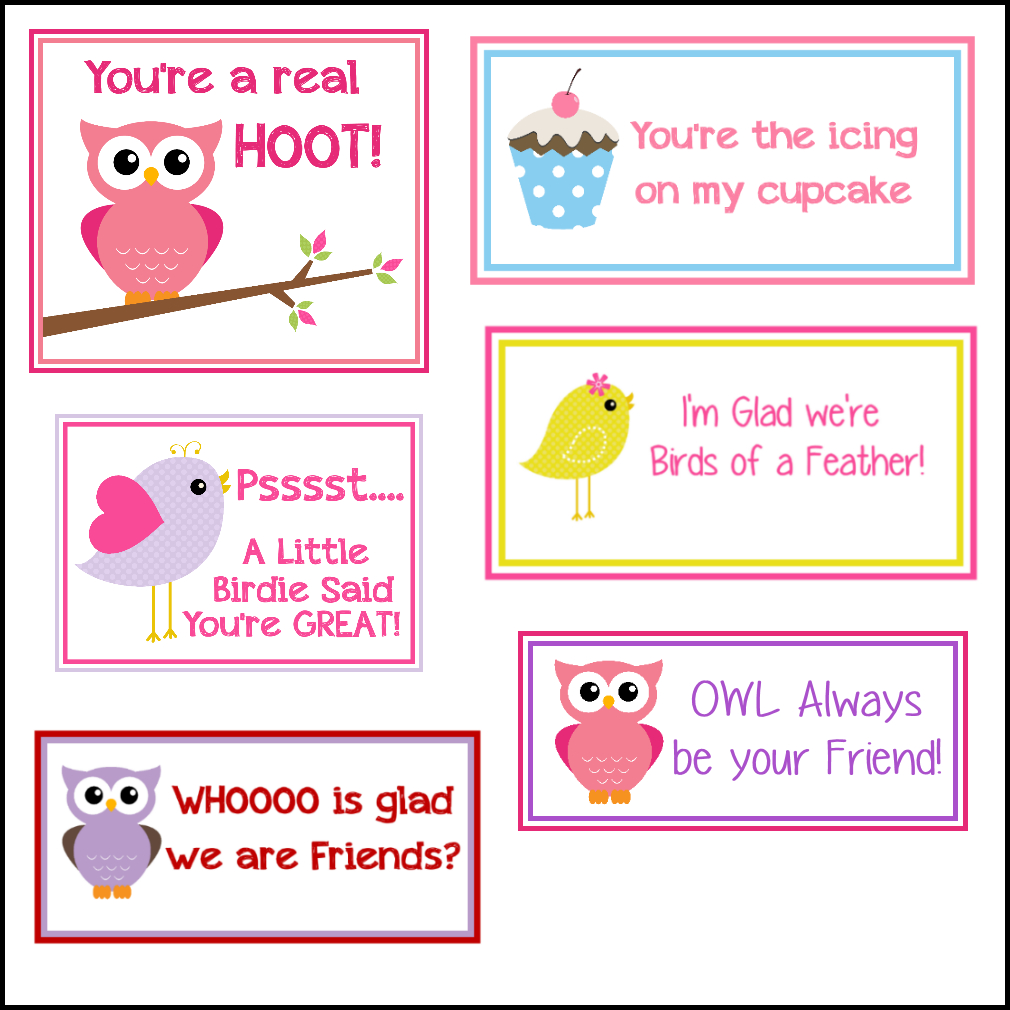 Free Printable Valentine's Cards (A Lot Of Them | Diy Owl Within Valentine Card Template For Kids