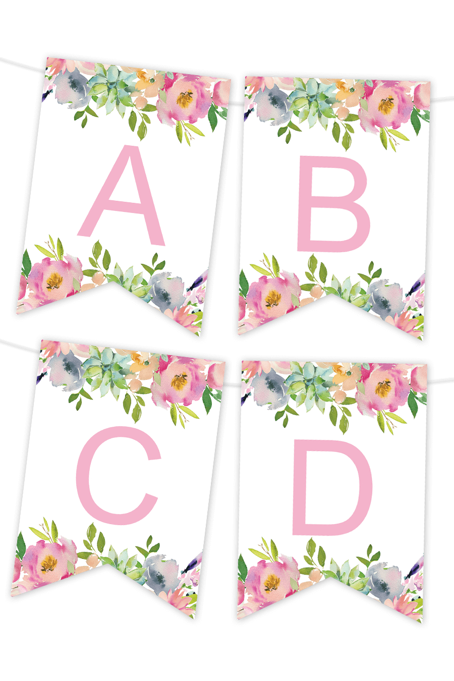 Free Printables | Birthday Banner | Free Printable Banner Pertaining To Diy Party Banner Template