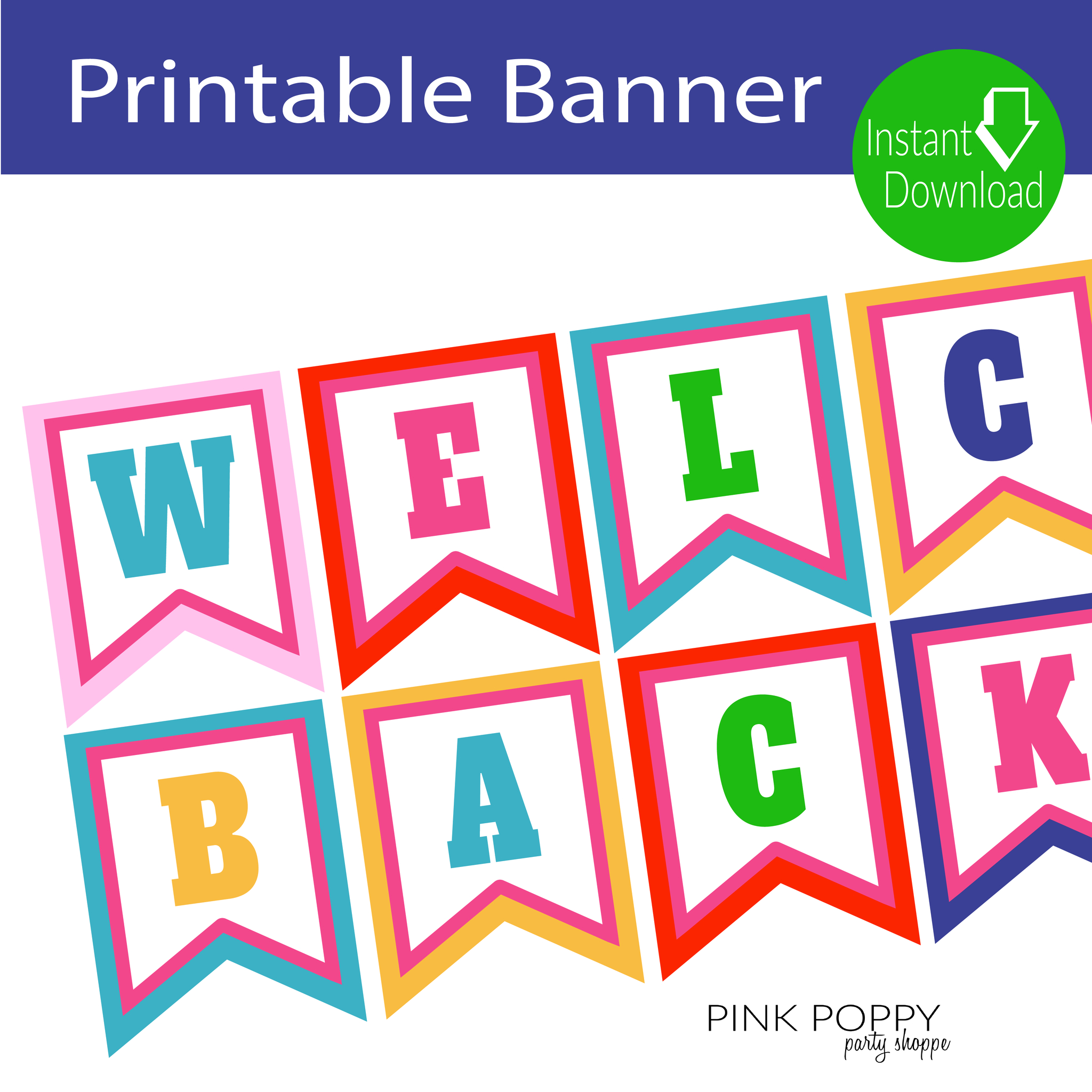 Welcome Back Banner Printable Pdf Free