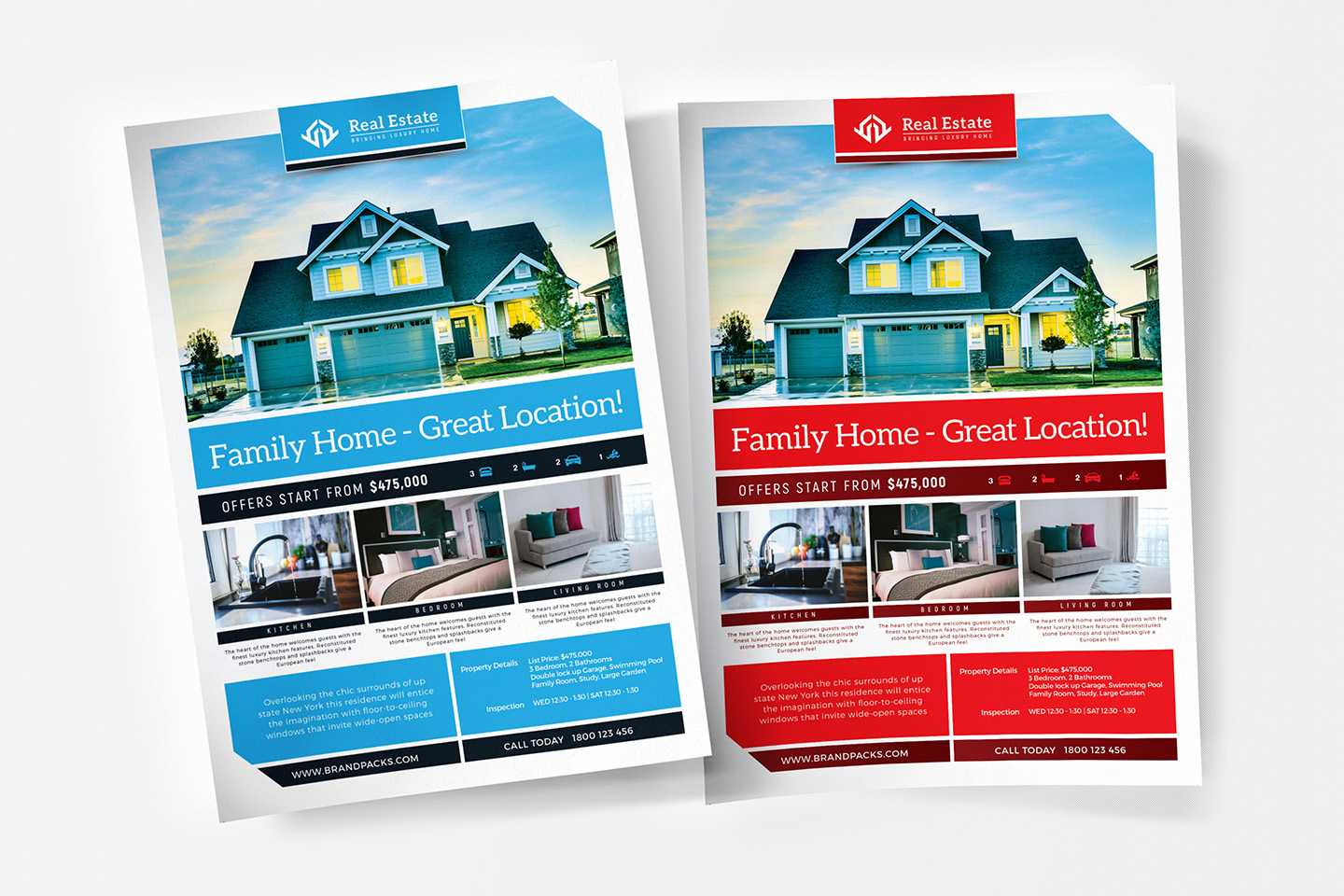 Free Real Estate Templates For Photoshop & Illustrator Within Real Estate Brochure Templates Psd Free Download