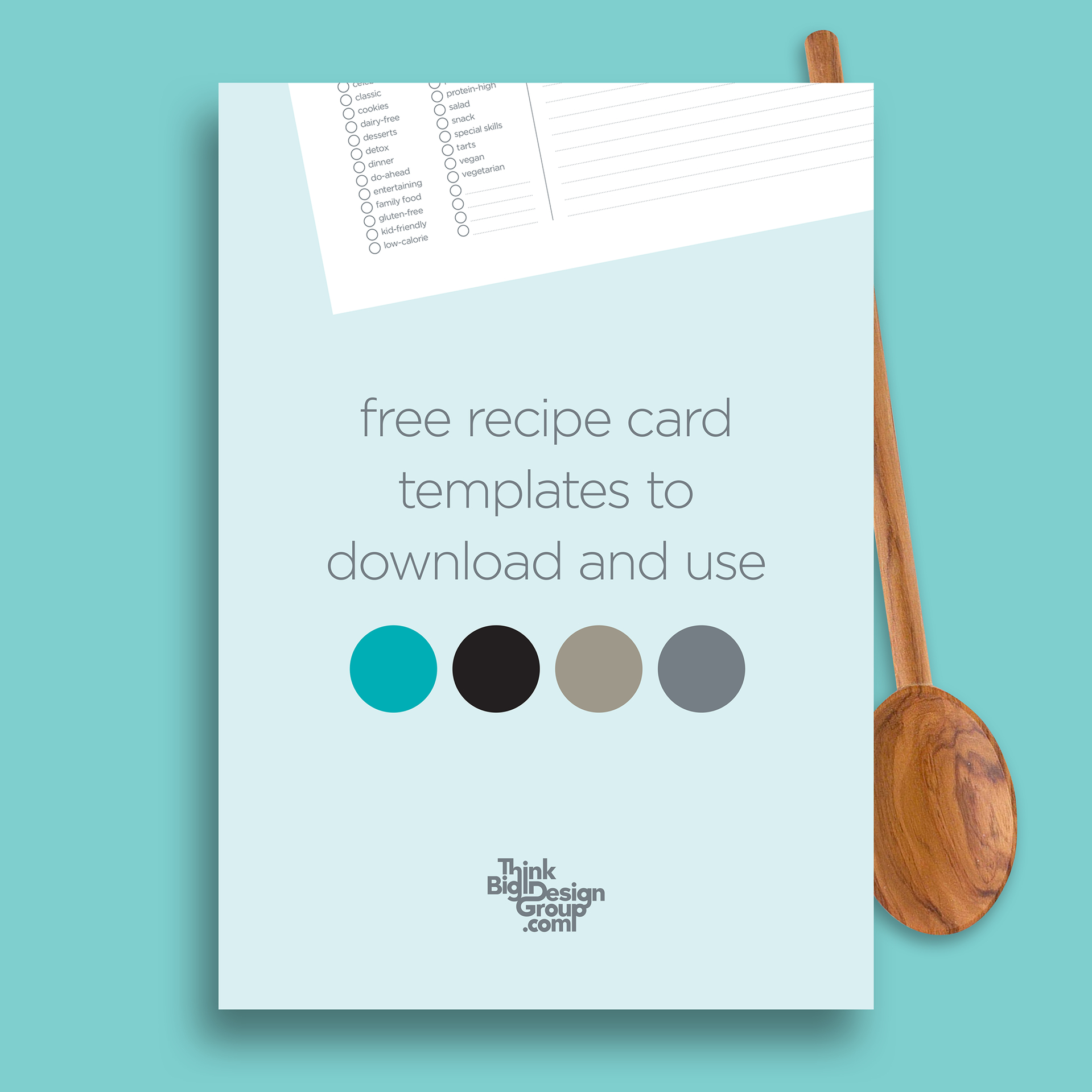 Free Recipe Card Templates In Recipe Card Design Template