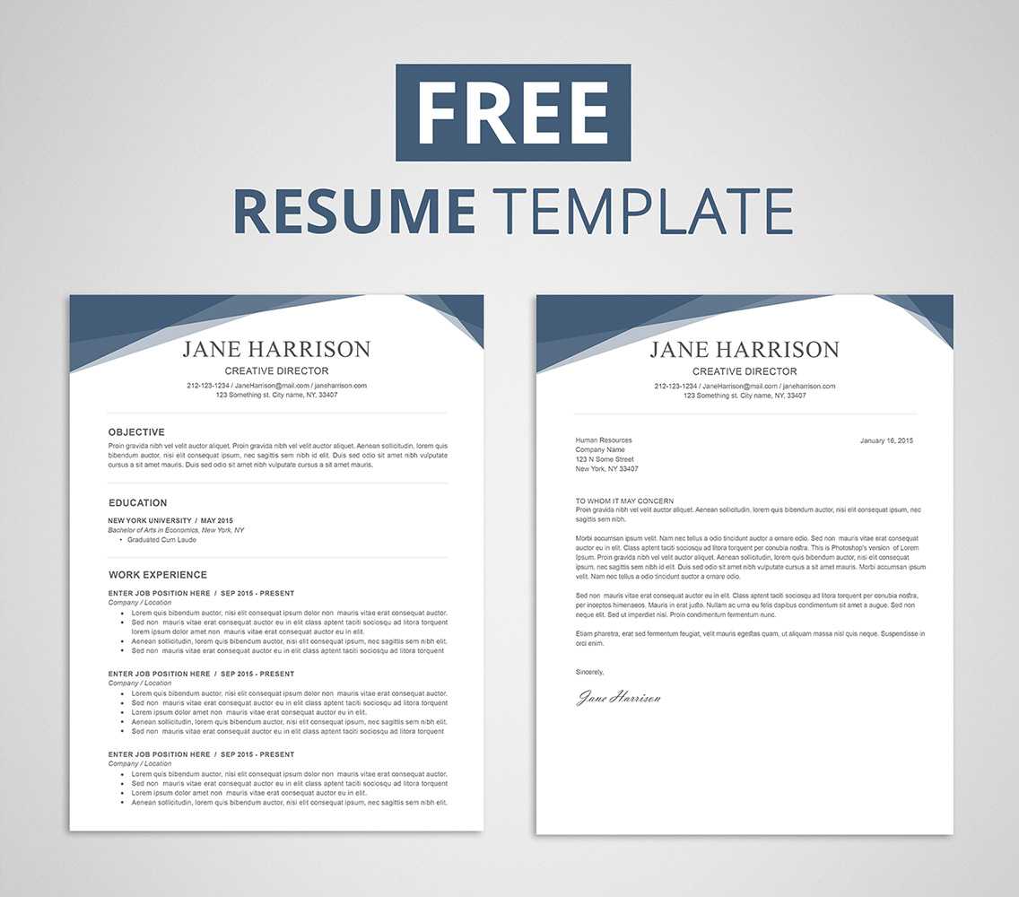 Free Resume Template For Word & Photoshop – Graphicadi In How To Find A Resume Template On Word