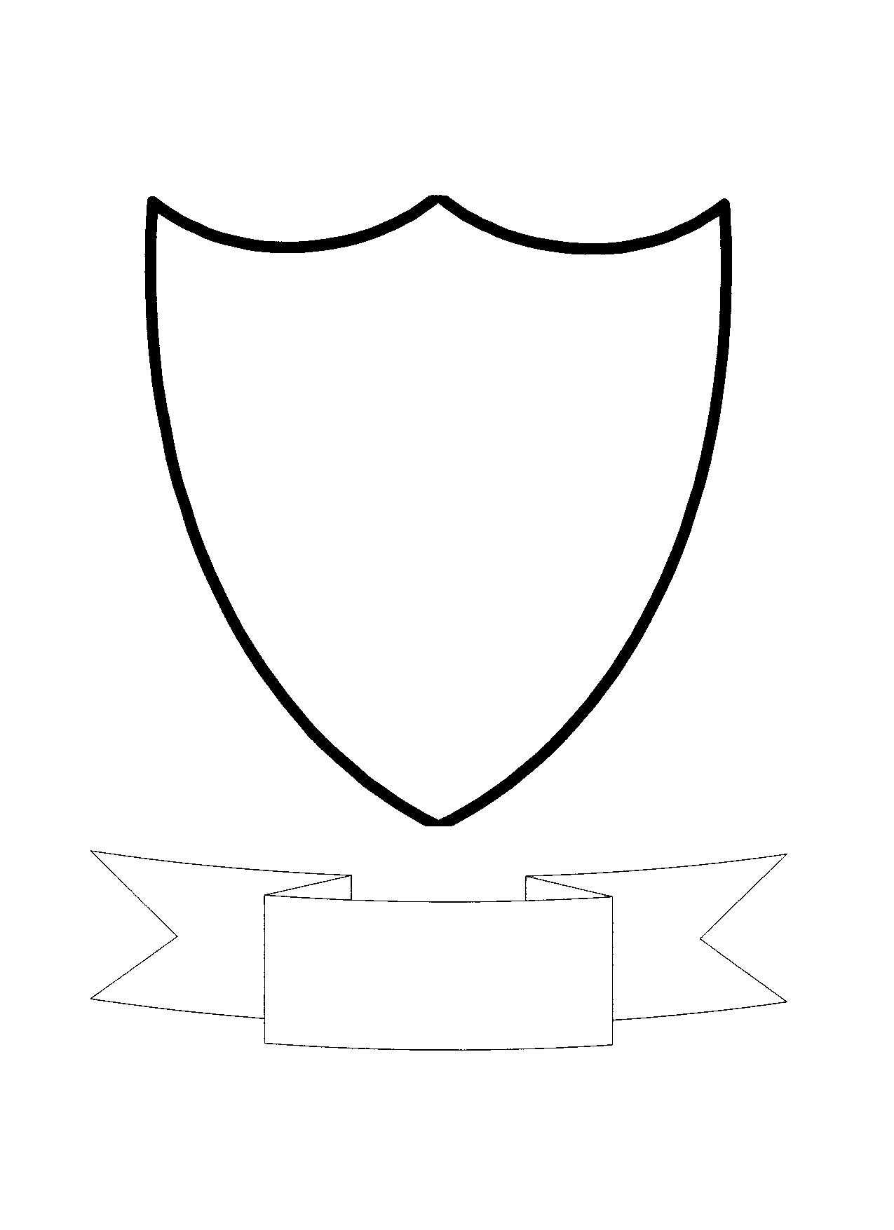 Free Shield Template, Download Free Clip Art, Free Clip Art Within Blank Shield Template Printable