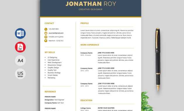 Free Simple Resume &amp; Cv Templates Word Format 2019 | Resumekraft for Free Downloadable Resume Templates For Word