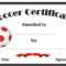 Free Soccer Certificate Templates | Spiderman Face | Soccer With Soccer Certificate Template Free