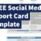 Free Social Media Report Card Template (Photoshop .psd) In Free Social Media Report Template