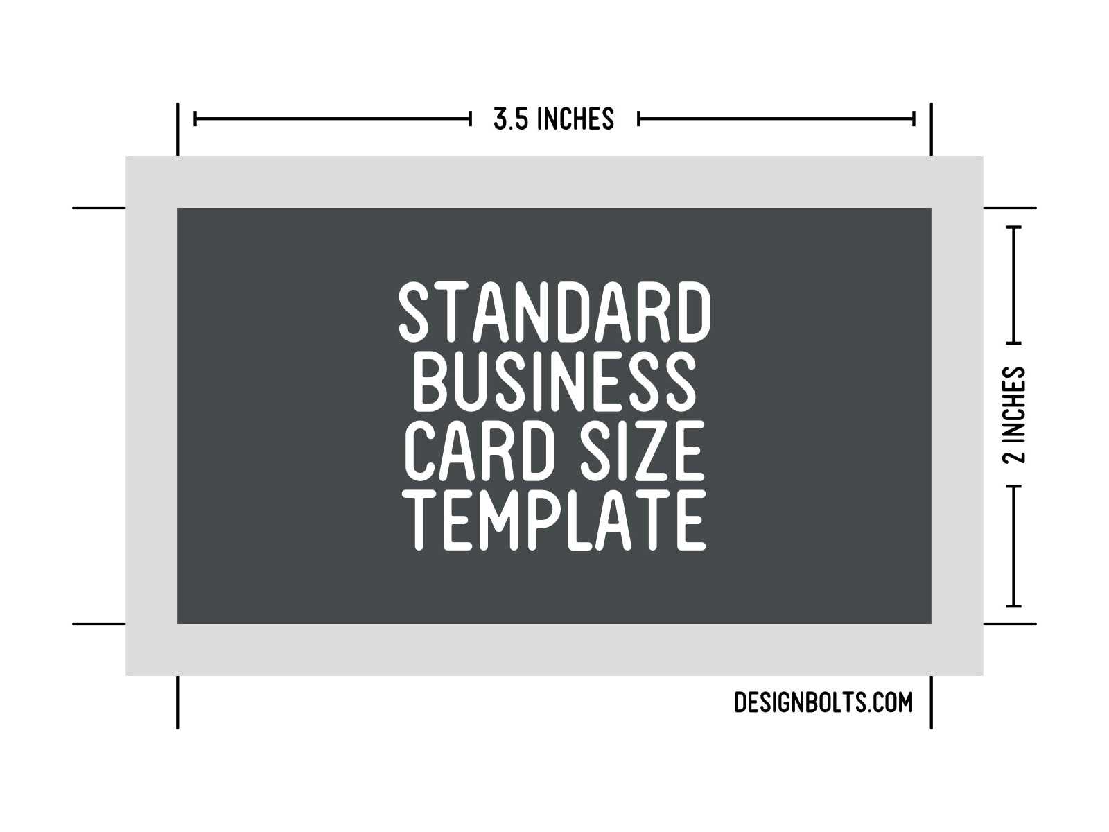 Free Standard Business Card Size, Letterhead & Envelop Sizes For Business Card Size Template Psd