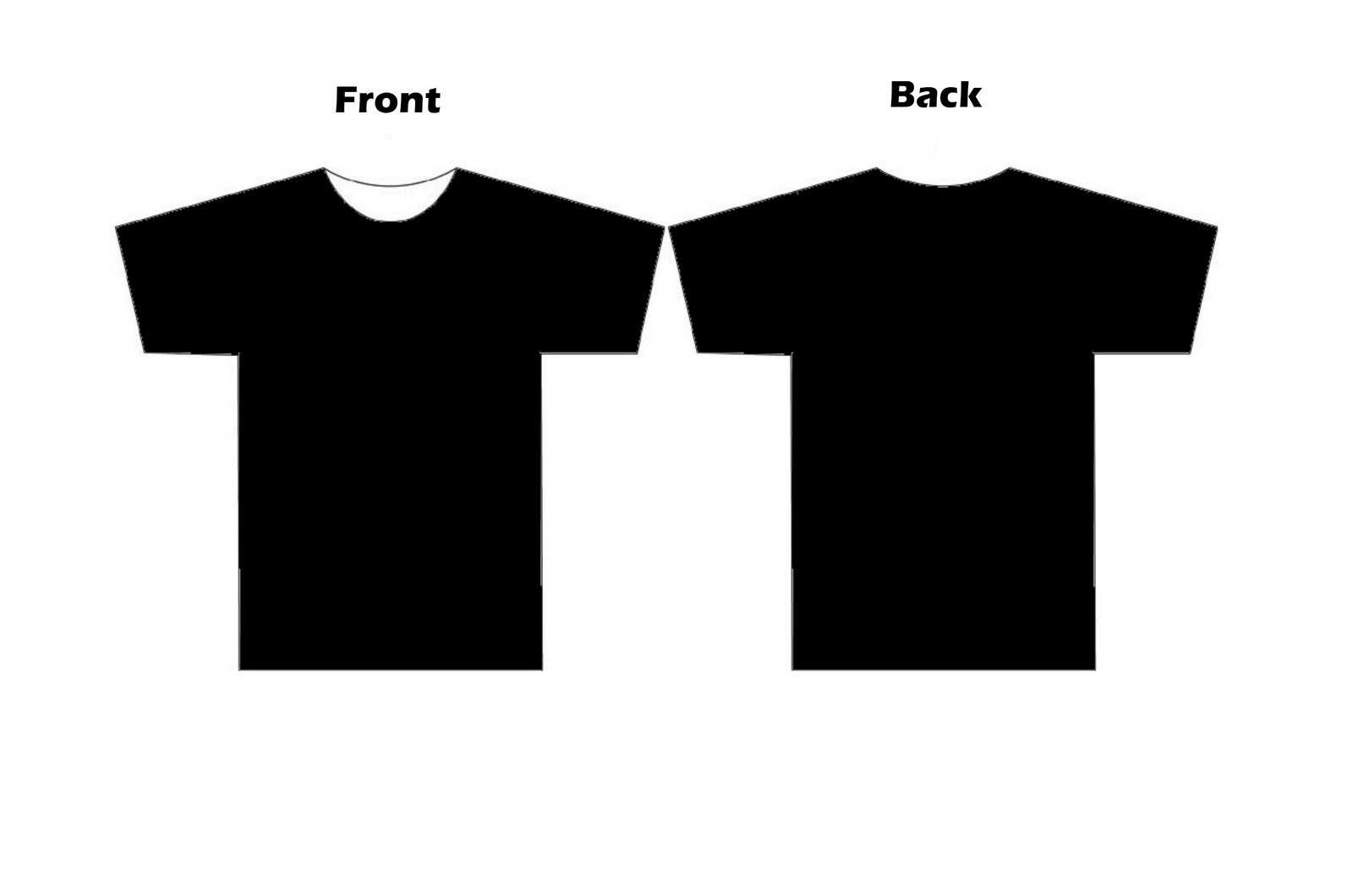 Free T Shirt Template, Download Free Clip Art, Free Clip Art Within ...