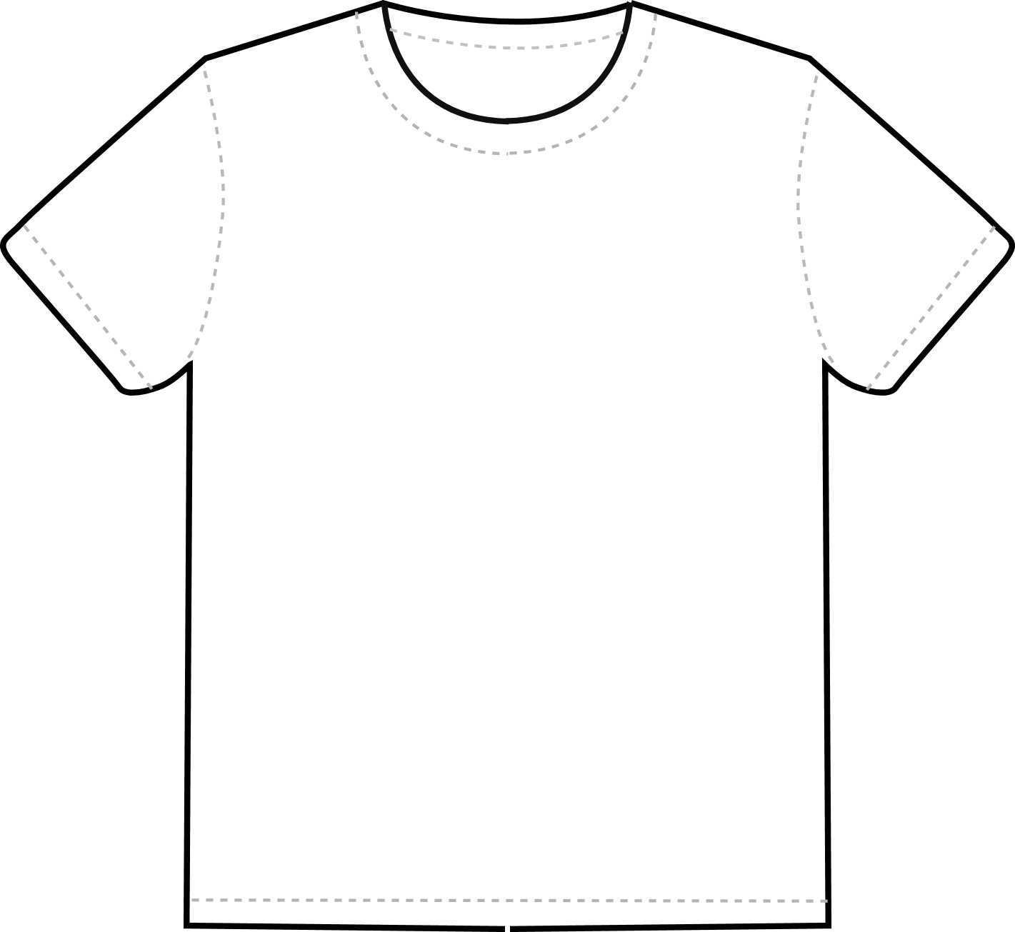 Free T Shirt Template Printable, Download Free Clip Art Throughout Blank Tshirt Template Printable