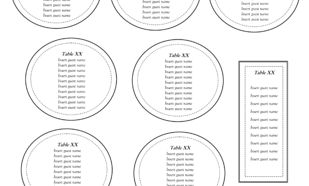 Free Table Seating Chart Template | Seating Charts In 2019 regarding Wedding Seating Chart Template Word