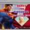 Free Tarpaulin Layout Template ( Superman Background) Pertaining To Superman Birthday Card Template