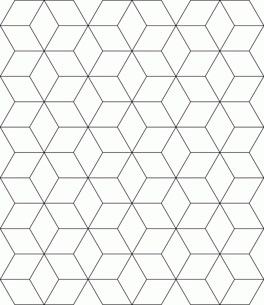 Free Tessellation Patterns To Print Block Tessellation throughout