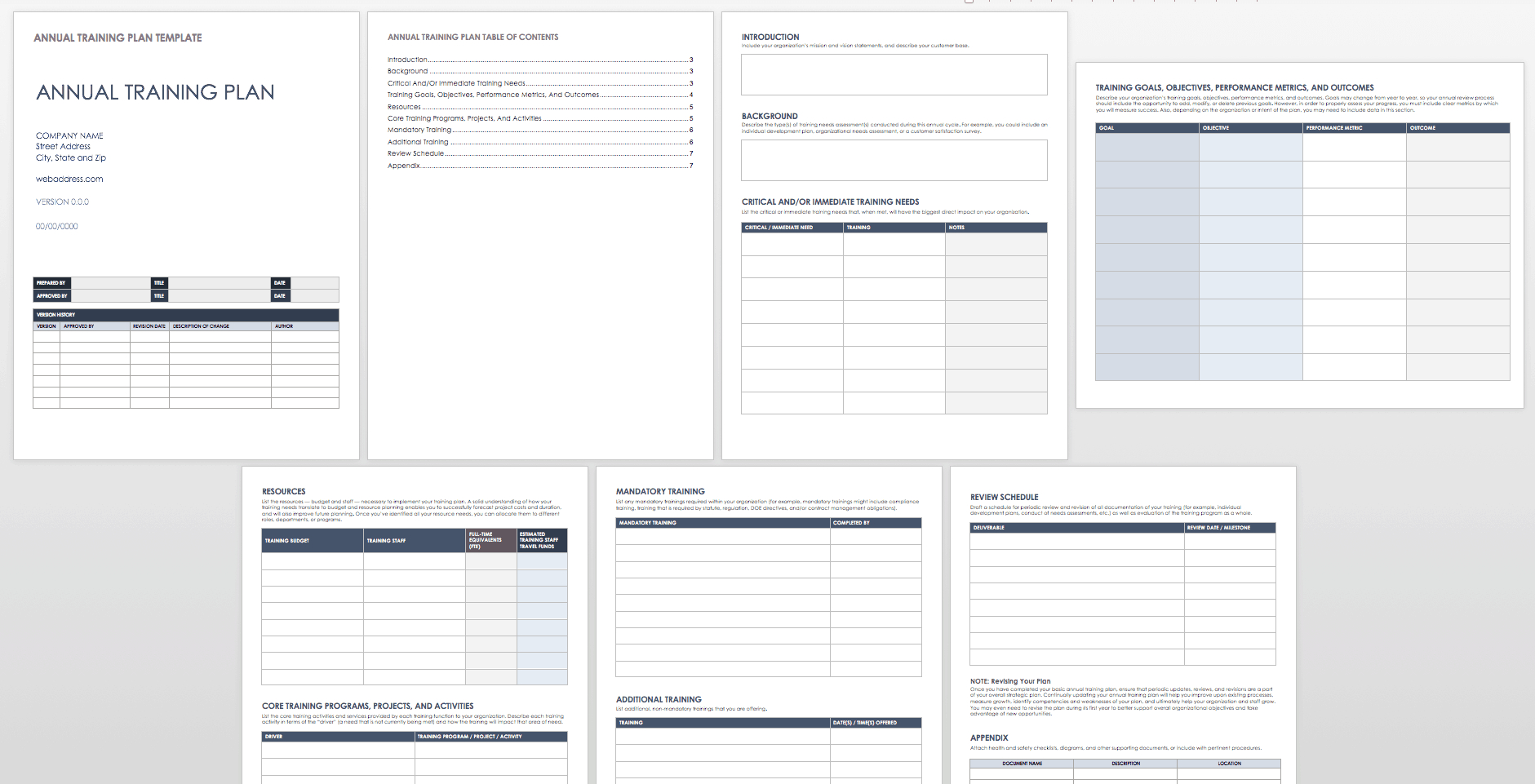 Free Training Plan Templates For Business Use | Smartsheet With Training Documentation Template Word
