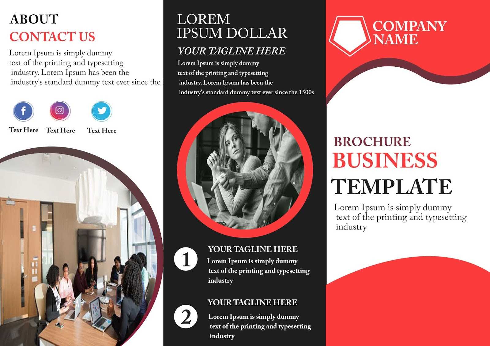 Free Tri Fold Brochure Template – Download Free Tri Fold Within Free Three Fold Brochure Template