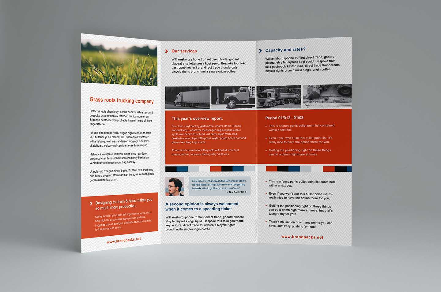 Free Trifold Brochure Template In Psd, Ai & Vector - Brandpacks With Regard To Free Three Fold Brochure Template