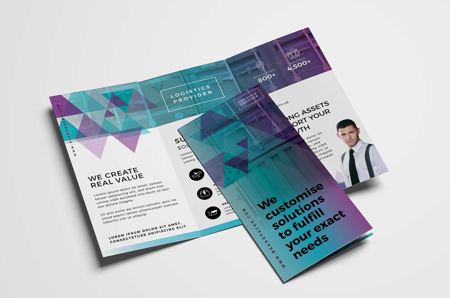 Free Trifold Brochure Template Vol.2 In Psd, Ai & Vector For 2 Fold Brochure Template Free