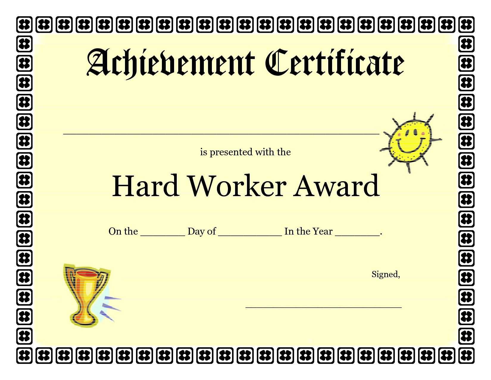 Free Vbs Certificate Templates New Printable Achievement With Vbs Certificate Template