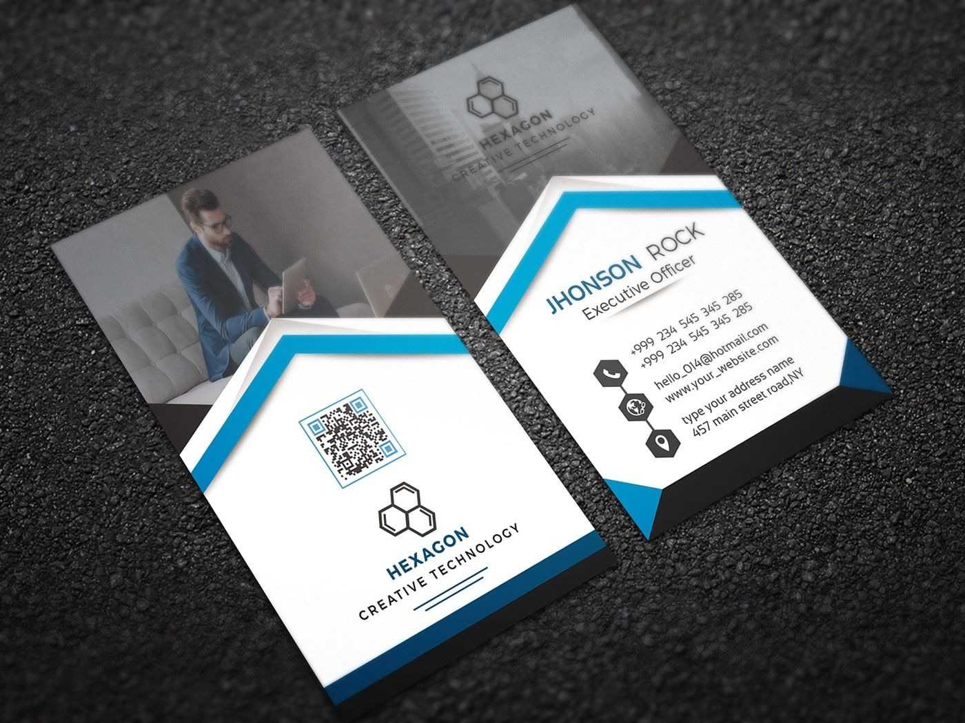 Free Vertical Business Card – Download Psd Templates | More With Regard To Name Card Template Psd Free Download