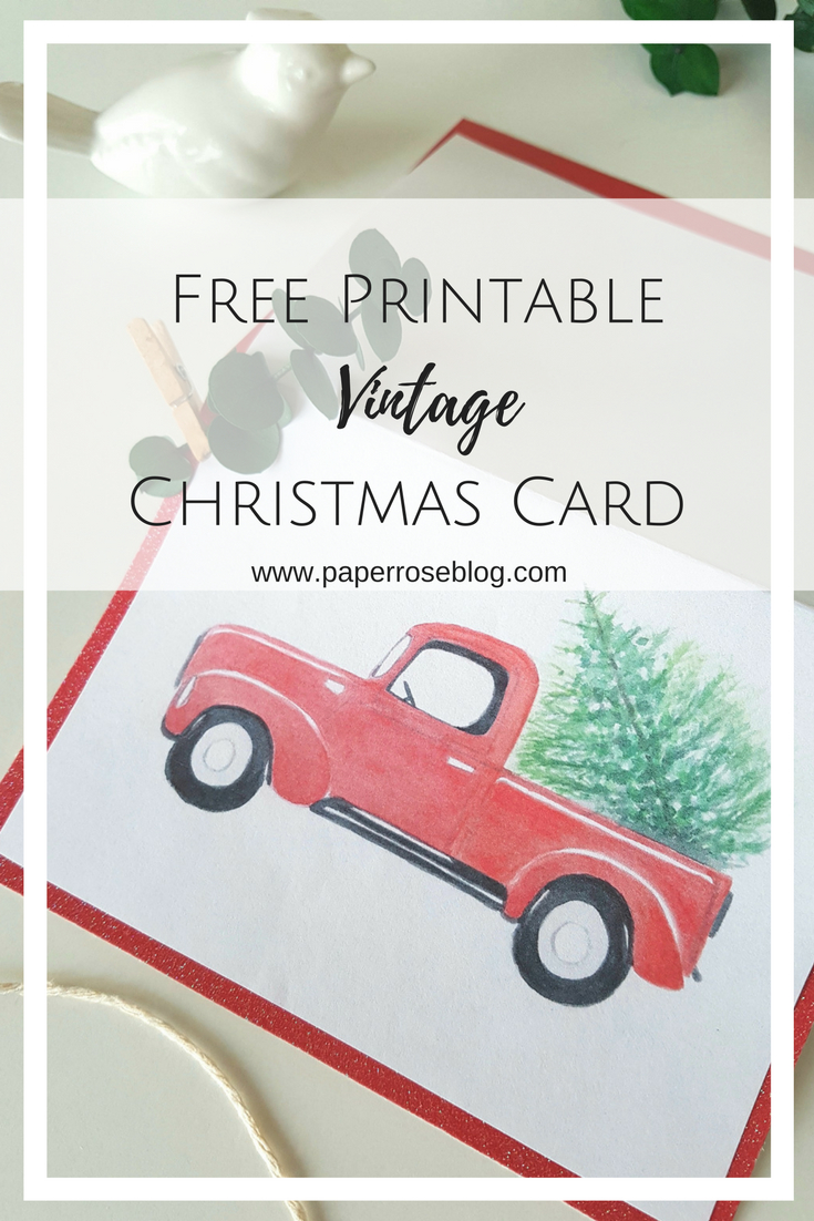 Free Vintage Christmas Card | The Most Wonderful Time Regarding Diy Christmas Card Templates