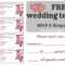 Free Wedding Rsvp & Response Card Template Templat | Wedding With Free Printable Wedding Rsvp Card Templates