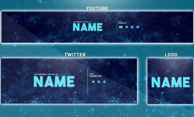 Free Youtube Banner Template | Photoshop (Banner + Logo + Twitter Psd) 2016 throughout Adobe Photoshop Banner Templates