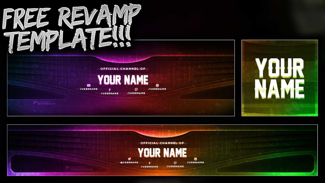 Free Youtube Banner + Twitter Header Template Psd – Free Download – Free Gfx Regarding Twitter Banner Template Psd