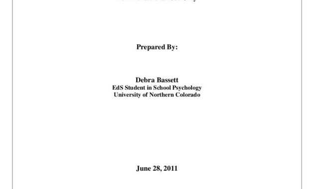 Full Psychological Report.sampledebrajean333 Via inside School Psychologist Report Template