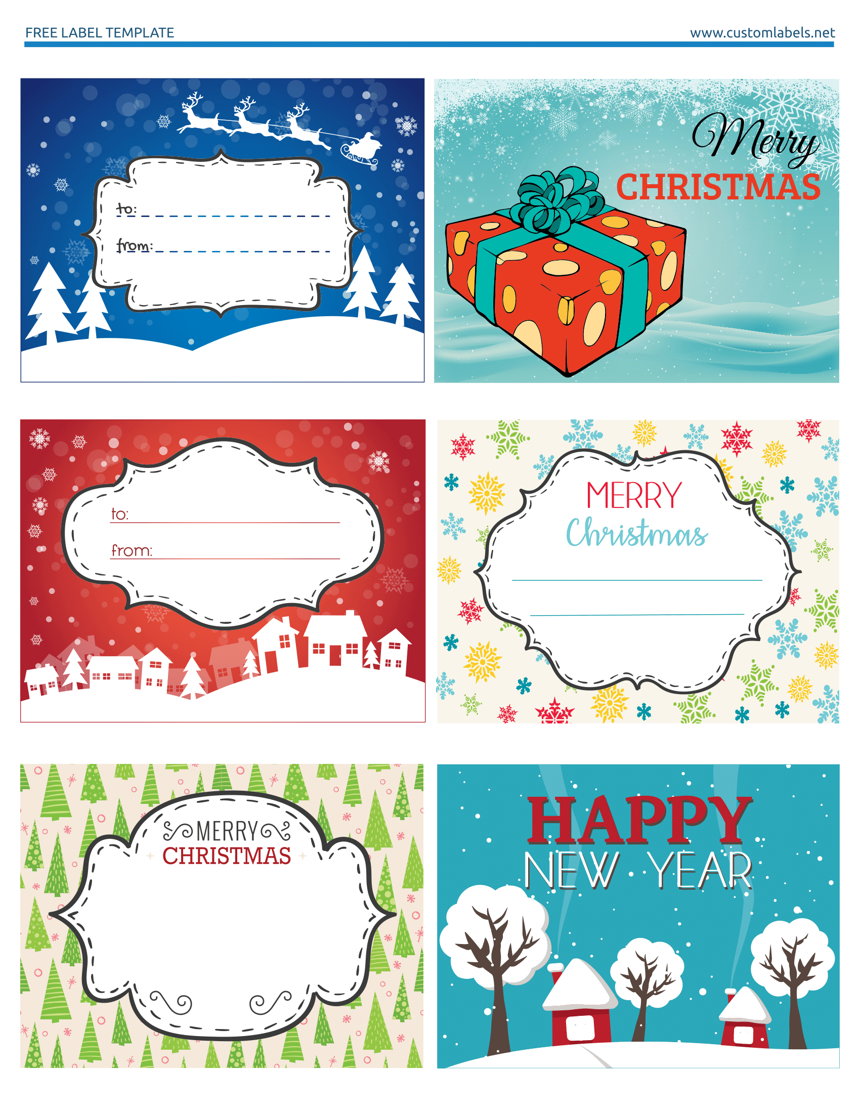 Fun Andolorfulhristmas Labels Free Printables Templates Gift With Regard To Free Gift Tag Templates For Word
