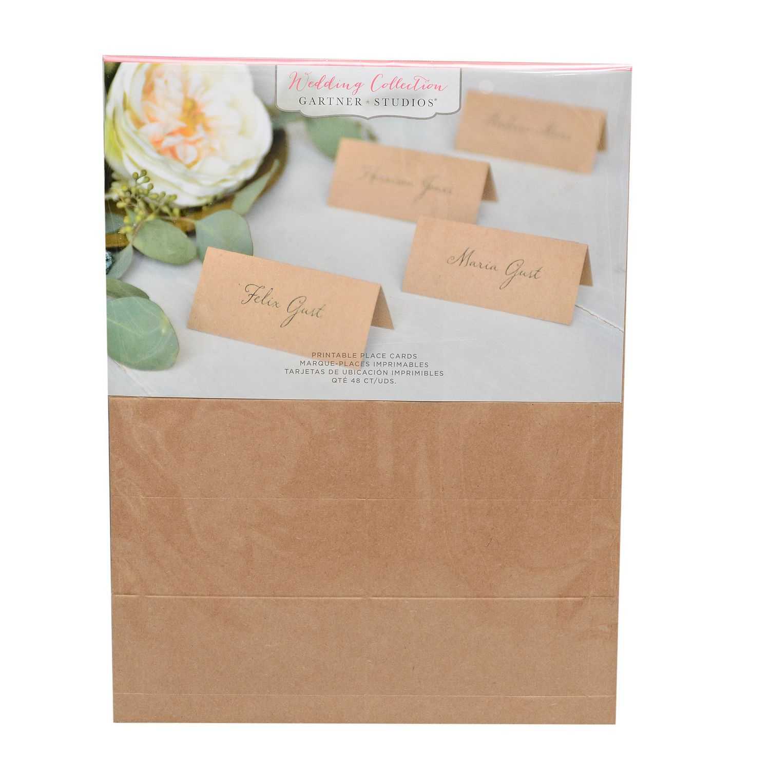 Gartner Studios Kraft Printable Place Cards | Walmart Canada In Gartner Studios Place Cards Template