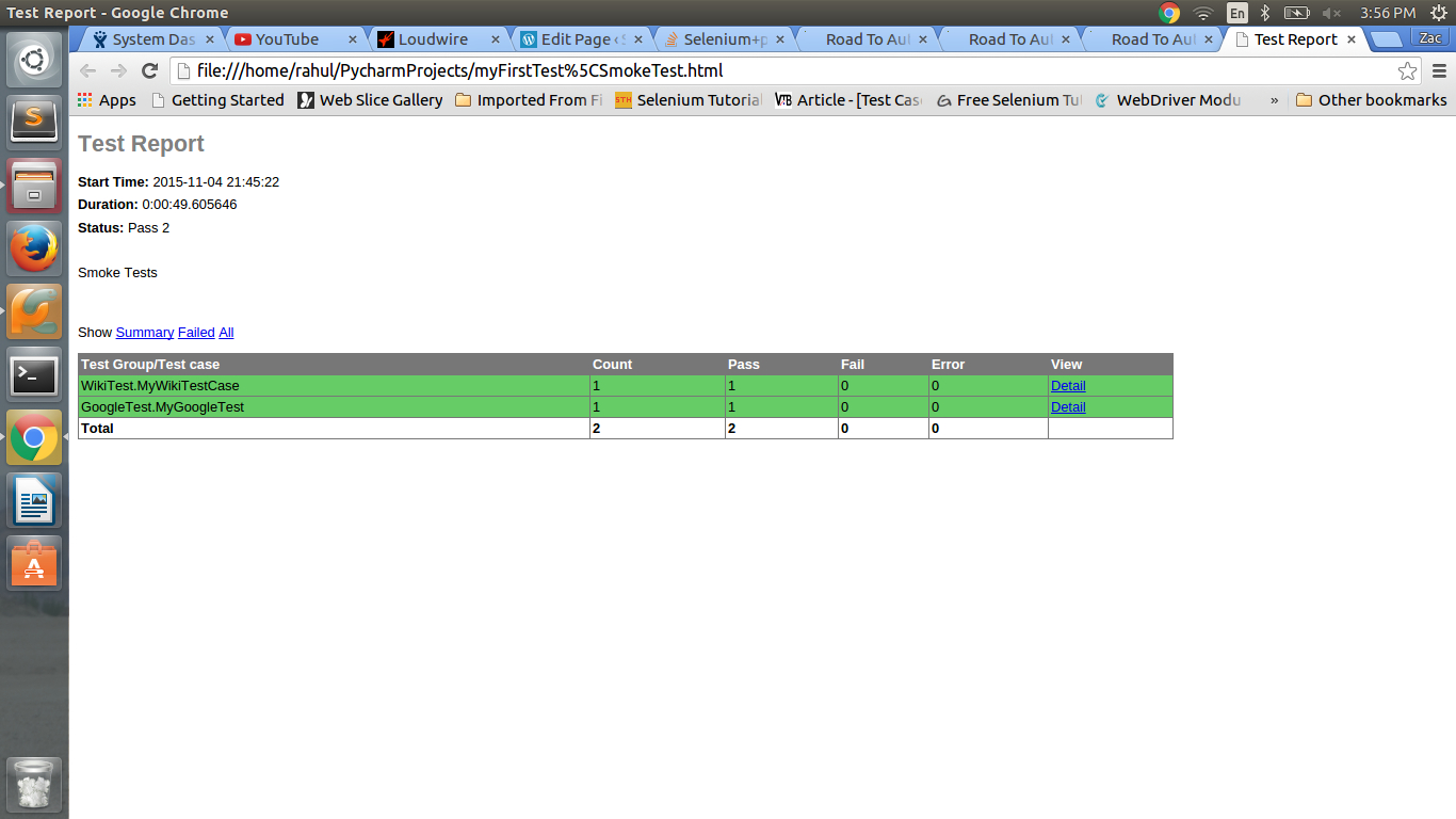 Generating A Html Report – All Things Selenium And Qa Pertaining To Test Exit Report Template