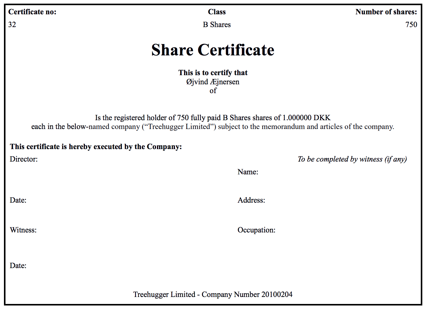 Generating Share Certificates On Capdesk With Regard To Share Certificate Template Companies House